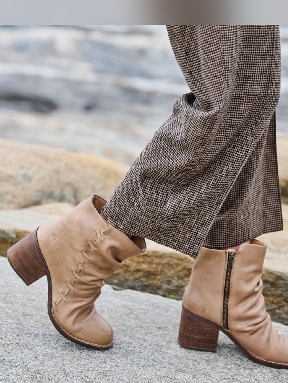 NEW BORN | $180 Toni Whipstitched Leather Boots - Picture 7 of 14